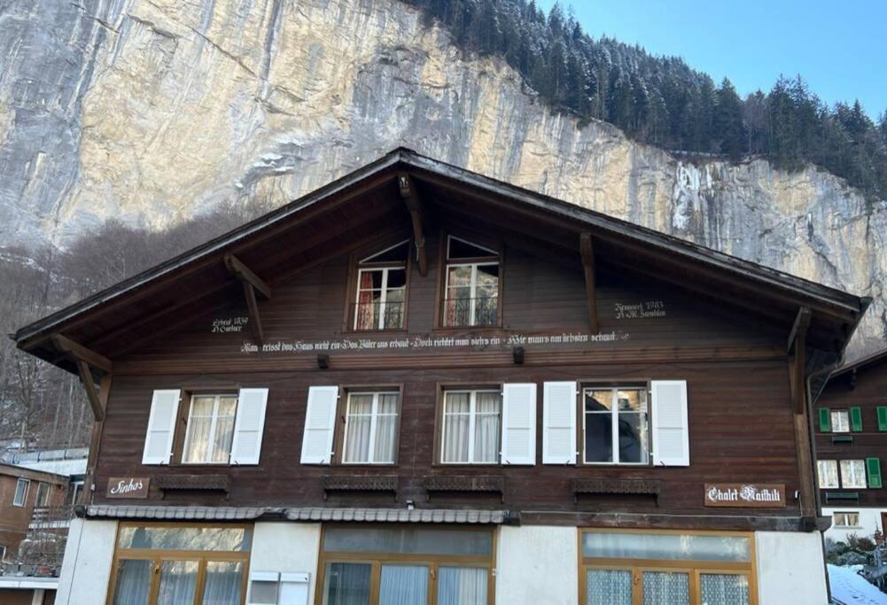 Chalet Maithili Lauterbrunnen -152-Year-Old Majestic Chalet 외부 사진